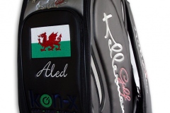 Tourbag MONTECASTILLO M2 schwarz: Waliser Flagge 1
