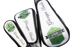 Golfschlägerhauben-Set mit Golf Badge "Golf competition"