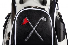 Golfbag / Cartbag : Golfschläger und Fahne