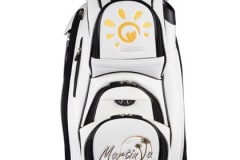 Golfbag / Cartbag individuell bestickt:  Sonne mit Herz