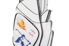 Golfbag mit Golfer-Design