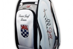 Golfbag mit dem Wappen von St. Augustin