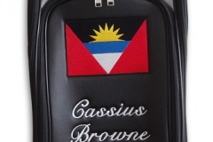 Tourbag MONTECASTILLO M2 schwarz: Flagge Antigua Barbuda 1