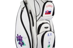 Golfbag Blumenmuster