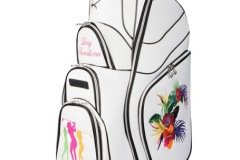 Golfbag mit Bllumendesign