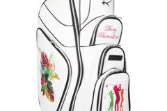 Golfbag mit Bllumendesign
