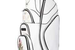 Golfbag mit Blumen-Bouquet