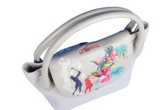 Golfhandtasche mit Bllumendesign