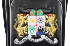 Golfbag mit Wappen von Benin