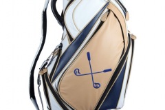 Individuells Golfbag aus echtem Leder: Golfschlägerdesign