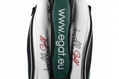 Golfbag Typ Cartbag, handgefertigt, kunstvoll bestickt: Team egat.eu