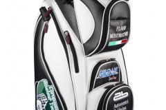 Golfbag Typ Cartbag, handgefertigt, kunstvoll bestickt: Team egat.eu