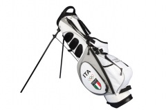 Golfbag / Pencil Standbag in weiss/silber