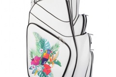 Golfbag mit Bllumendesign