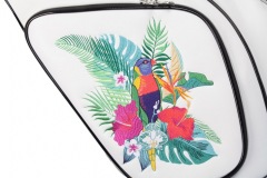 Golfbag mit Bllumendesign