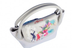 Golfhandtasche mit Bllumendesign