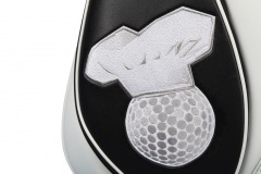 Golfbag / Cartbag: Golfball mit Kochmütze