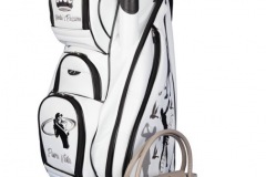 Damen-Golfbag Typ Cartbag: Golferin mit Putter