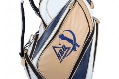 Individuells Golfbag aus echtem Leder: Golfmotiv