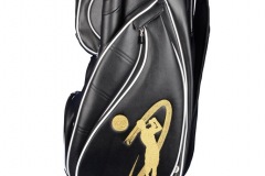 Golfbag / Cartbag: Golfschwung in gold