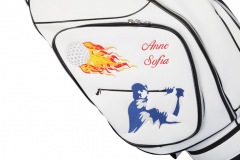 Golfbag mit Golfer-Design