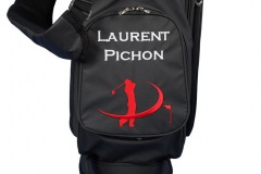 Golfbag mit Golfer-Design