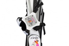 Golfbag / 7,5" Standbag in weiss/silber: Ladies Design
