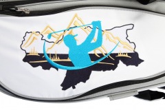 Golfbag mit Bergdesign