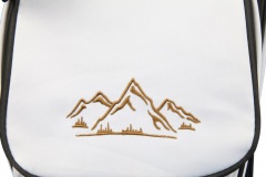 Golfbag mit Bergdesign