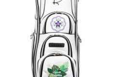 Golfbag mit rundem Blumendesign