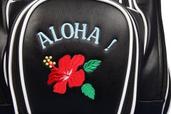 Golfbag mit Blumendesign "Aloha"