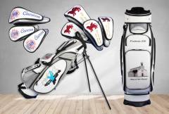 Golfbags mit italienischen Wahrzeichen