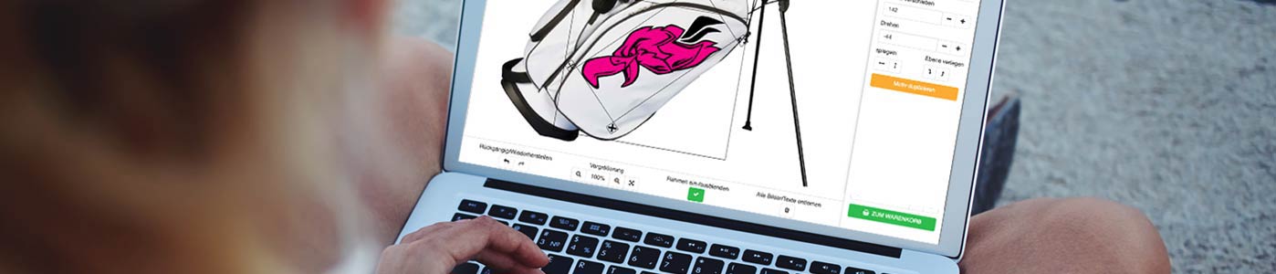 Diseñar la bolsa de golf personal en línea